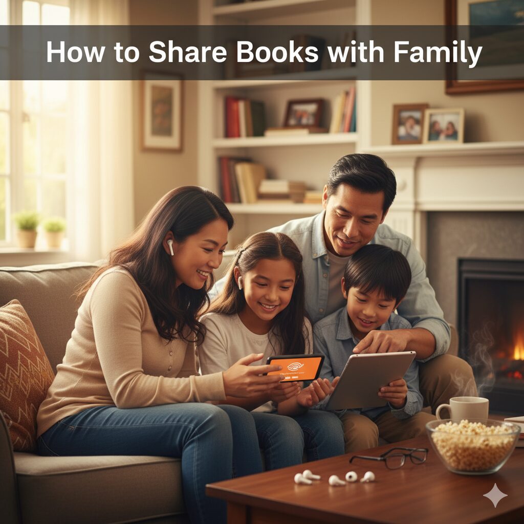 How to share Audible books with family